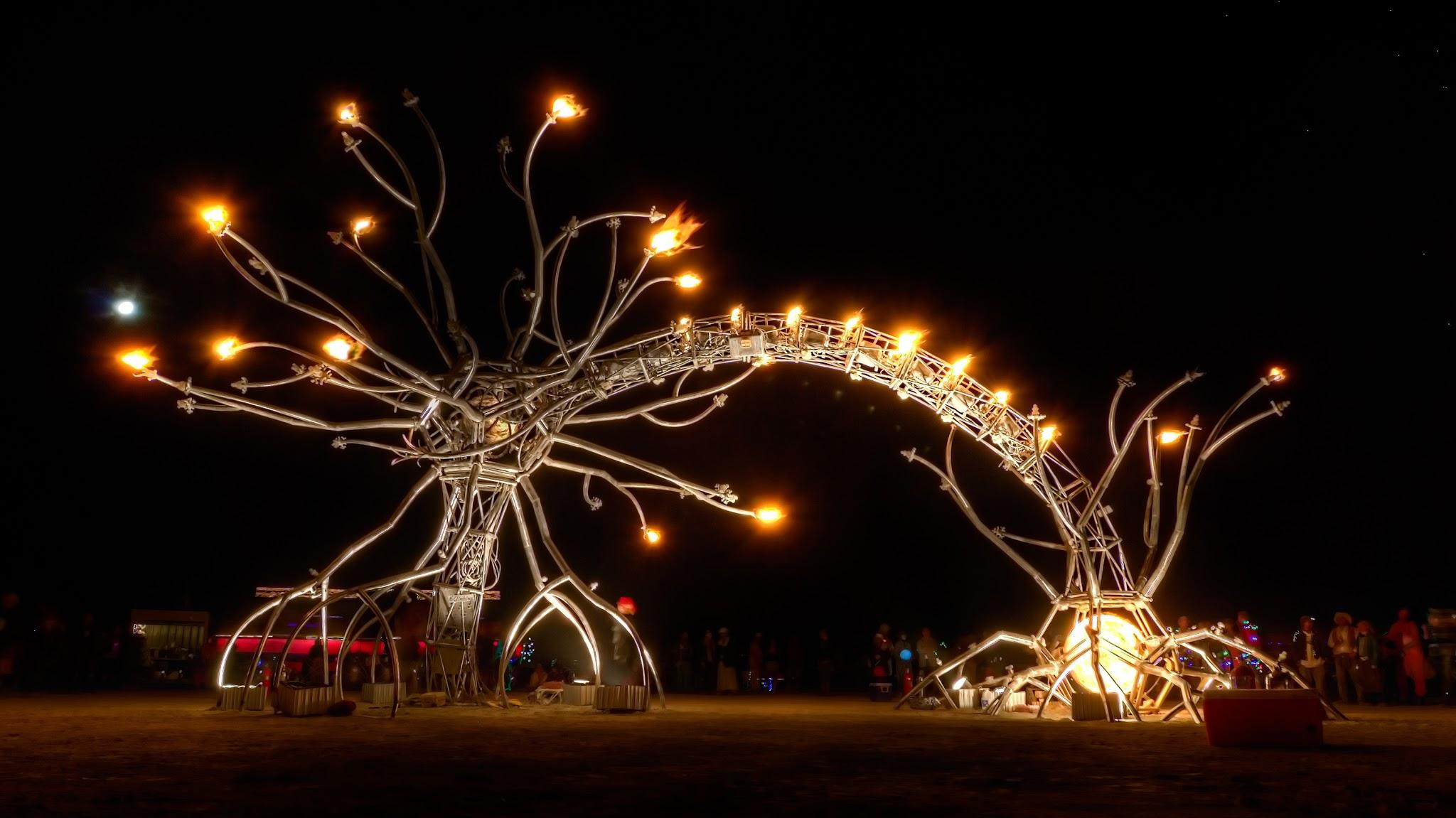 Kinetic art installation